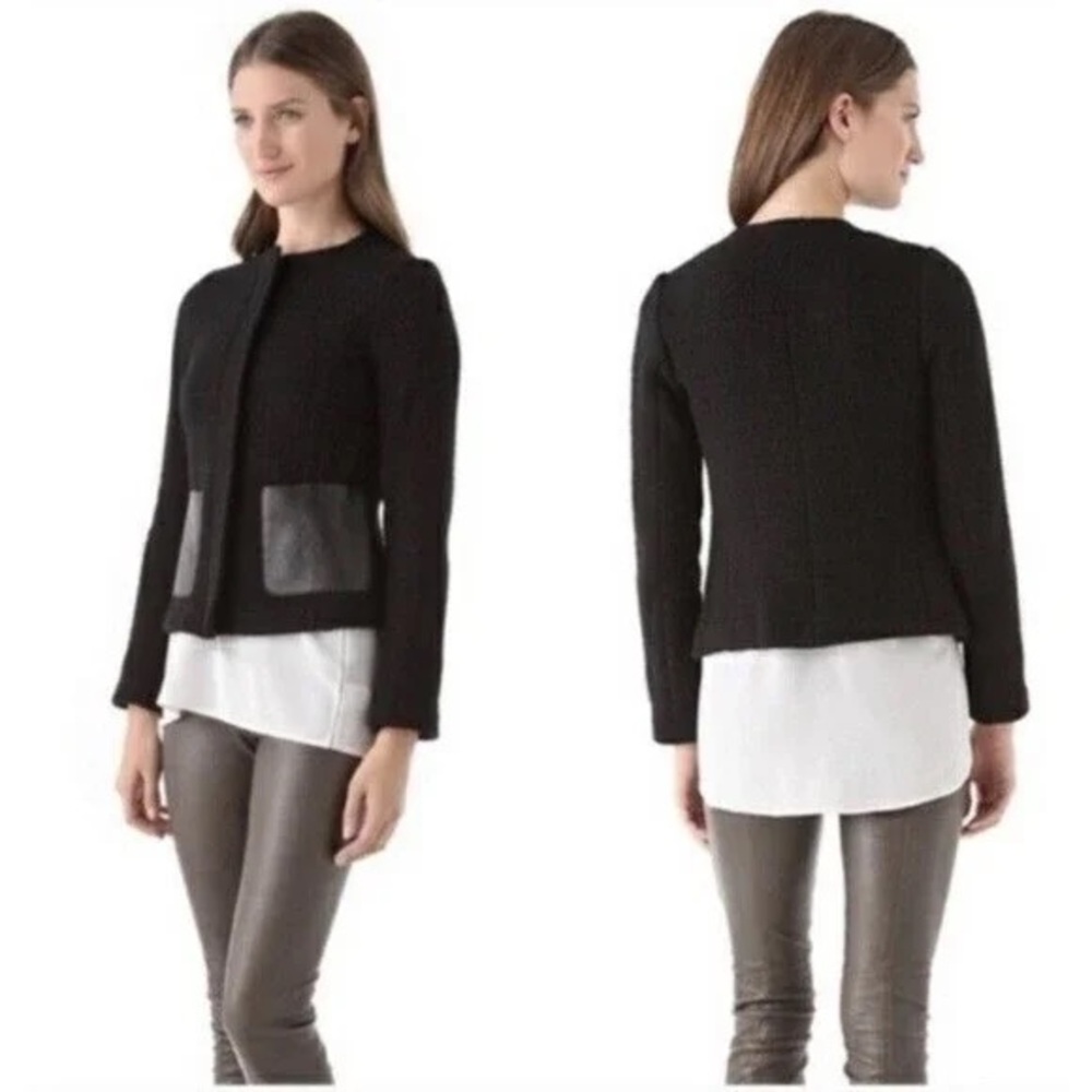 Talbots Black Blazer with  Pockets SIZE 10p